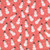 Benartex Fabrics Magical Season  Katie Daisy Merry Snowman Medium Peach Jam