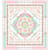 Wilmington Prints Peony Blossoms Queen Sized Quilt Kit