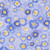 Moda Fabrics Delphinium Janet Clare Auricula Floral Bluebell Blue