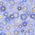 Moda Fabrics Delphinium Janet Clare Auricula Floral Bluebell Blue