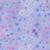Moda Fabrics Delphinium Janet Clare Lilac Blooms Floral Bluebell Blue, a fabric with a light purple background featuring pink, white, and purple flowers and green stems in a delicate floral pattern.