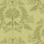 Moda Fabrics Family Tree Deb Strain Family Tree Damask and Birds Eucalyptus Green