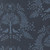 Moda Fabrics Family Tree Deb Strain Family Tree Damask and Birds Night Sky Blue