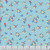 Riley Blake Fabrics Summer's in Town Sandy Gervais Floral Aqua