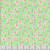 Riley Blake Fabrics Painted Petals Lila Tueller Blossoms Green