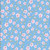 Riley Blake Fabrics Painted Petals Lila Tueller Blossoms Blue