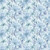 Riley Blake Fabrics Daybreak on the Prairie Modern Prairie Floral Blue, a watercolor floral fabric in shades of blue and white with detailed flower and leaf patterns.