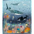 Windham Fabrics Deep Blue Katherine Quinn Beyond the Reef Whales and Fish Panel