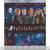 Benartex Fabrics Harry Potter Hogwarts Dumbledore Snape Hermione Stripe, fabric featuring Harry Potter characters and scenes from Hogwarts castle with potion bottles and a snowy owl.