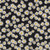 Benartex Fabrics 108 Inch Wide Quilt Backing Black Yellow White Daisy Dance Floral
