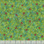 Blank Quilting Fabrics Enchanted Canopy Teal Blue Ladybugs on Leaves