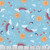 Blank Quilting Fabrics Noah and Friends Blue Rainbows