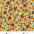 Blank Quilting Fabrics Enchanted Canopy Teal Blue Butterflies with Flowers, colorful floral print with butterflies, ideal for quilting and craft projects.