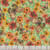 Blank Quilting Fabrics Enchanted Canopy Teal Blue Butterflies with Flowers