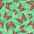 Blank Quilting Fabrics Enchanted Canopy Teal Blue Butterflies