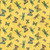 Blank Quilting Fabrics Birds and Blooms Yellow Butterflies and Dragonflies