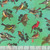 Blank Quilting Fabrics Birds and Blooms Jade Green Birds on Branches