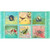 Blank Quilting Fabrics Birds and Blooms Multi Blocks
