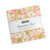 Moda Fabrics Summers End Fig Tree Co Charm Pack 5 Inch Squares, fabric bundle with floral and leaf print in pastel colors.
