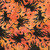 Lumin Fabrics Island Batik Boo Bash Witches Moons Stars Orange Marmalade