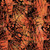 Lumin Fabrics Island Batik Boo Bash Spiders and Webs Orange Tiger