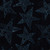 Lumin Fabrics Island Batik Freedom Rings Spirals in Stars Blue Midnight Blue