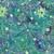 Lumin Fabrics Island Batik Lunar Glow Sunburst Stars Teal Cerulean