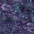 Lumin Fabrics Island Batik Lunar Glow Stars and Swirls Purple Grape