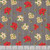 Lumin Fabrics White Owl Textiles Poinsettia Radiance Joy Hall Poinsettia Toss Gray