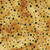 Lumin Fabrics Island Batik Retro Holidays Retro Stars Gold Acorn