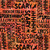 Lumin Fabrics Island Batik Boo Bash Halloween Words Orange Marmalade