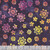 Lumin Fabrics Island Batik Spring Fling Assorted Flowers Blue Navy