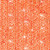 Riley Blake Fabrics Expressions Batiks Starburst Groove Tangerine Orange, vibrant orange fabric with white starburst and geometric patterns.