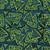 Riley Blake Fabrics Expressions Batiks Starburst Groove Seagrass Blue Green Nachos, a vibrant fabric pattern featuring starburst and geometric motifs in shades of blue and green, perfect for quilting and craft projects.