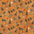 Riley Blake Fabrics Spooky Teresa Kogut Spooky Cats Orange