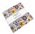 Riley Blake Fabrics Liberty Fabrics Lasenby Cotton Summer Fair 5 Inch Stacker Charm Squares, colorful printed cotton fabric bundle with floral and star patterns.