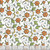 Riley Blake Fabrics Scary Scraps Janet Wecker Frisch Fall Floral White
