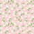 Riley Blake Fabrics Correspondence by Beverly McCollough Hydrangeas Pink Dogwood, a floral fabric with white hydrangea flowers and green leaves on a pink background.