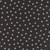 Riley Blake Fabrics Scary Scraps Janet Wecker Frisch Dress Dots Black, fabric with a black background and small white circle dot pattern.