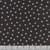 Riley Blake Fabrics Scary Scraps Janet Wecker Frisch Dress Dots Black, black fabric with small white circle dots pattern.
