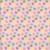 Riley Blake Fabrics Seasonal Basics Egg Toss Pink, colorful Easter egg pattern on light pink background.
