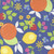Moda Fabrics Fruit Salad Corey Yoder Lemons Blueberries Strawberries Limes Cobalt Blue