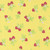 Moda Fabrics Fruit Salad Corey Yoder Strawberries Sunshine Yellow fabric, strawberry and floral pattern on yellow background.