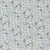 Moda Fabrics Fieldrush BasicGrey Ivy Floral Ivy Bramble Blue, fabric with a light blue and dark blue floral pattern on a white background.