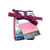 Moda Fabrics Mermaid Batiks Moda Fabric Strips Jelly Roll, colorful fabric strips with mermaid-themed batik patterns tied with a pink and purple bow.