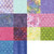 Moda Fabrics Mermaid Batiks Moda Fabric Strips Jelly Roll