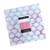 Moda Fabrics Mermaid Batiks Moda Ten Inch Squares Layer Cake, colorful fabric layer cake with mermaid-inspired batik patterns in shades of purple, blue, and pink.