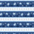 Lumin Fabrics White Owl Textiles Take Me To The Sea Blue Sea Turtles Starfish Repeating Stripe, a nautical fabric pattern featuring sea turtles, starfish, seashells, and coral in shades of blue and white.