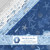 Lumin Fabrics White Owl Textiles Take Me To The Sea Layer Cake Ten Inch Squares, fabric collection featuring various shades of blue with oceanic and nautical patterns including starfish, shells, and seaweed.