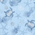 Lumin Fabrics White Owl Textiles Take Me To The Sea Sea Turtles Starfish Coral Aqua Blue, a fabric featuring sea turtles, starfish, coral, and seashell patterns in aqua and blue hues.